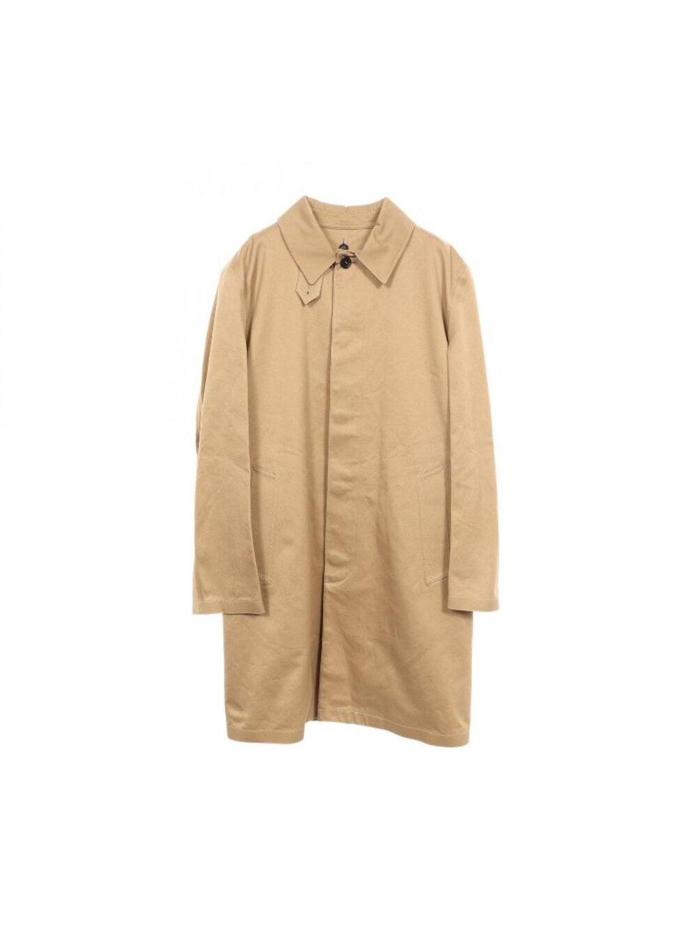 Saint Laurent Paris Soutien Collar Coat Cotton